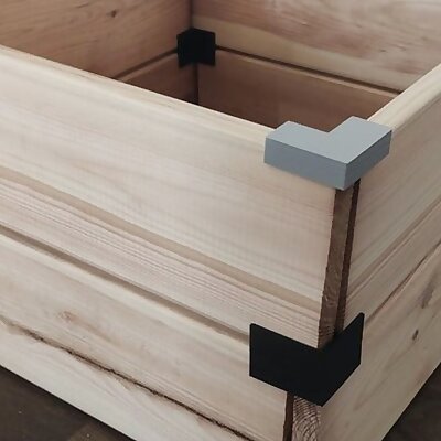 Connectors to make DIY wooden boxes