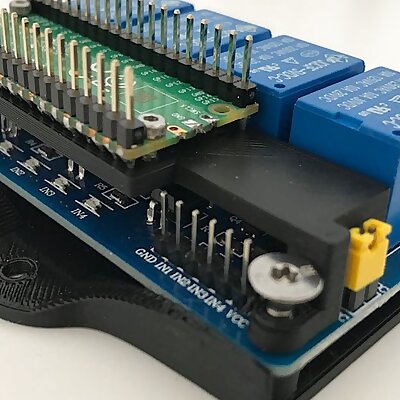 Raspberry Pi Pico Mounting Bracket for 4Channel Relay