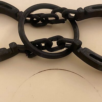 Horseshoes and ring puzzle