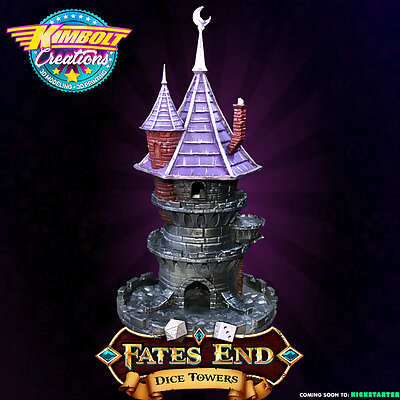 FATES END  DICE TOWER  FREE WIZARD TOWER!