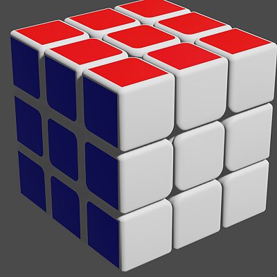 3x3 Fidget Cube Ruby