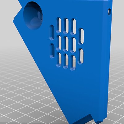 Prusa Box Modular End Panel with Fan and Raspberry Pi Switch