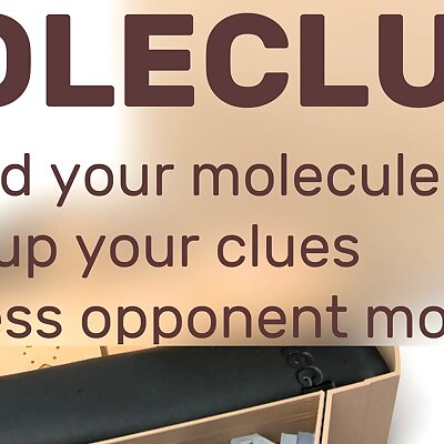 MOLECLUE – 3D Printable deduction boardgame