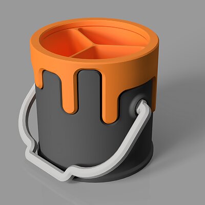 Drippy Bucket With Divider Insert
