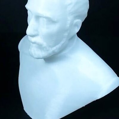 MAN HEAD 3D PRONT MODEL