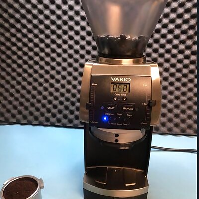 Piston holder for coffee grinder