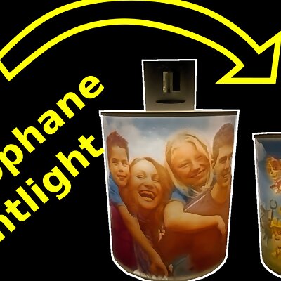 Customisable lithophane night light base