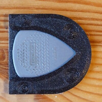 Single PlectrumHolder for Guitar or Bass
