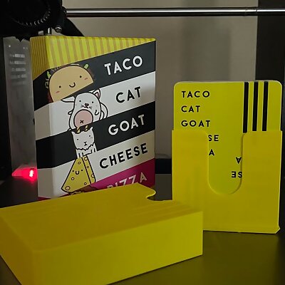 Taco Cat Goat Cheese Pizza card holder