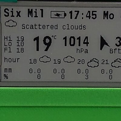 TTGO T5 tiny weather station mount replacement