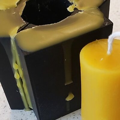 Parametric cylindrical candle mold