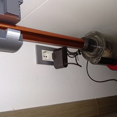 Under cabinet brackets for Dyson V10 vacuum cleaner