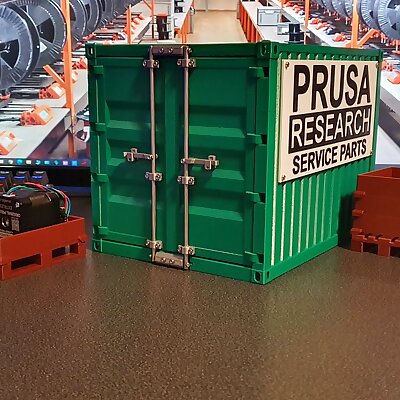 Prusa Serviceparts Container with pallets