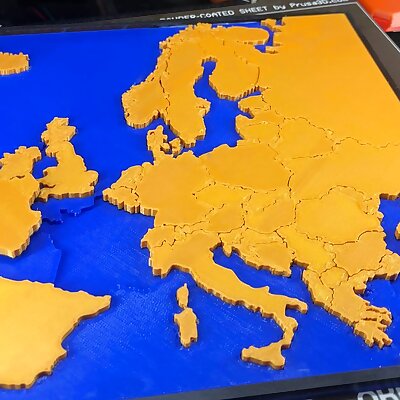 EU puzzle map