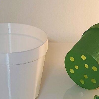 Parametric inner flower pot with stand