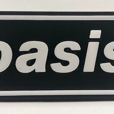 Oasis logo plaque 2D Wall Art  Album Art Project 1