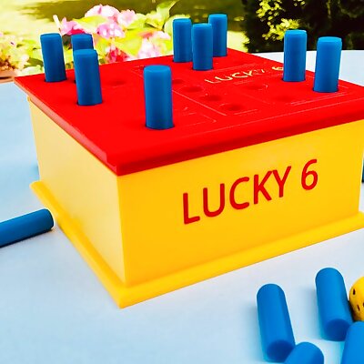 Lucky 6  Funny Family Dice Game