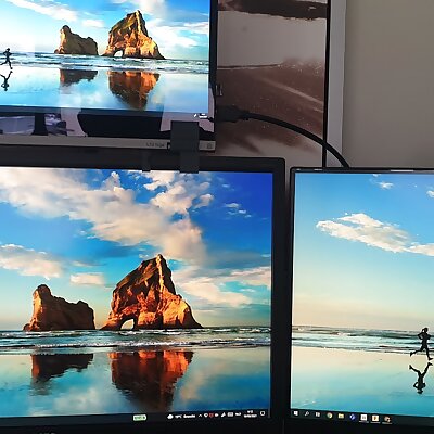 Laptopstand for monitor