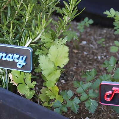 PlantGarden Labels with Buildin Spikes