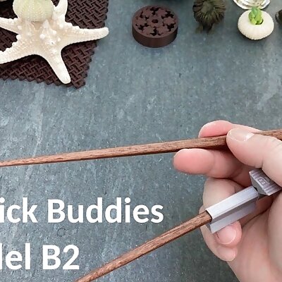Model B2 Chopstick Buddies Twopiece
