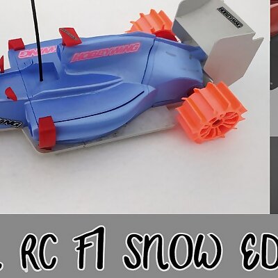 Open RC F1 Snow Conversion
