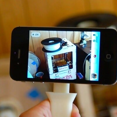 Collapsable iPhone Camera Handle