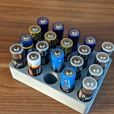 Battery storage for AA batteries