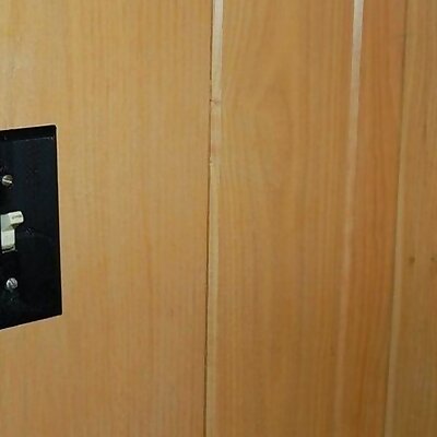 Toggle Switch for Man Cave  WALLY  Wall Plate Customizer