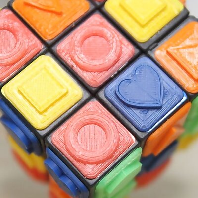 Cubo Rubik con texturas