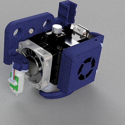 YAHME3 right Yet Another Hemera Mount for Ender 3pro v14