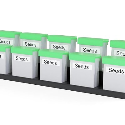 Seed storage box system