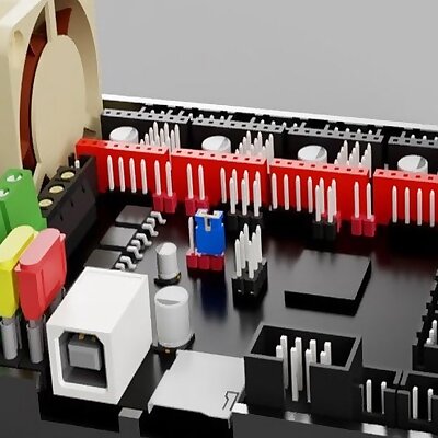 SKR V13 Case for Ender 2 stl  step file