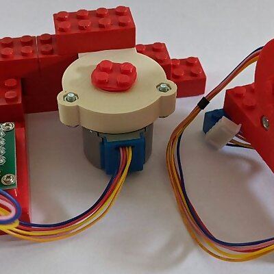 Stepper motor and controller LEGO  DUPLO connectors