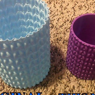 Knitted Pot remix from belitchas design on Thingiverse