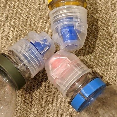 Colour Collar Marker Rings for Smartwater Bottles