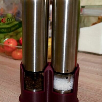 Electric Salt and Pepper grinder stand
