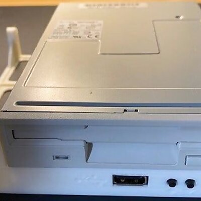 525 Half Height Bay Gotek Floppy Emulator Bracket with space for 35 disk drive
