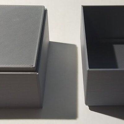 Simple stackable box 50x50x25  and other sizes
