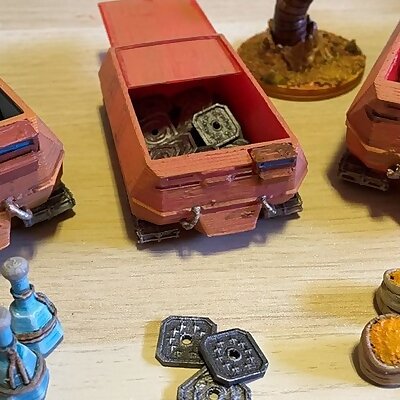 Dune Imperium Spice Harvester container for Board Game