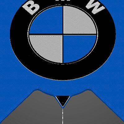 Parking discclock BMW Logo