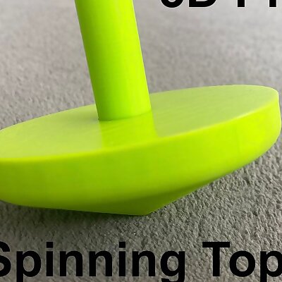 3D Printed Spinning TOP Káča