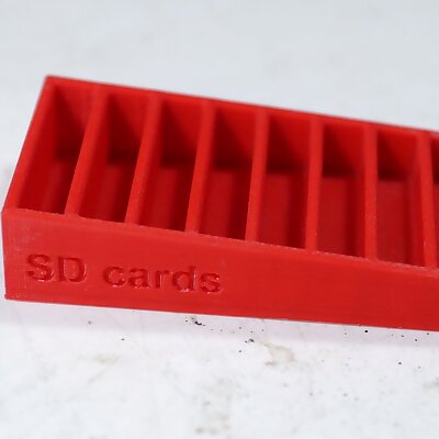 SD cards holder casing on