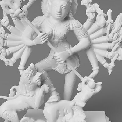 Durga Slaying the Buffalo Demon Mahishasura