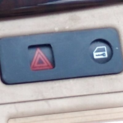hazard  lock button cover for BMW E46 3 series