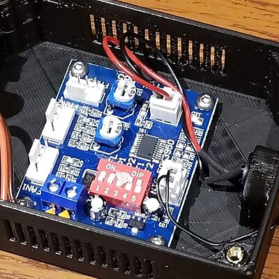 Case for 12V PWM Fan Temperature Control Speed Controller With STEP file