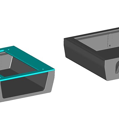 Undermount Desk Drawer for Ender3 Size Printer With STEP File