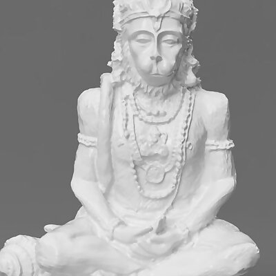 Hanuman Meditating