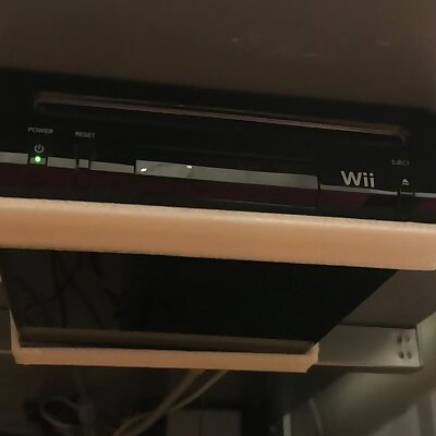 Wii Under Desk Holder