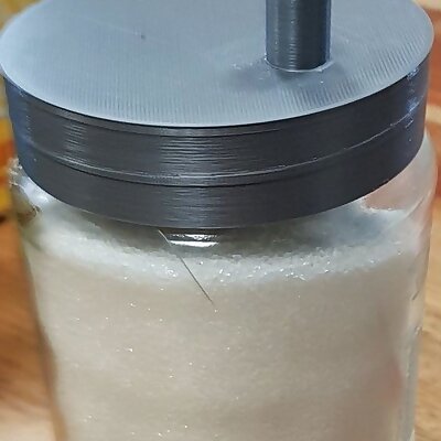 Sugar jar  From calve jar