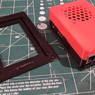 Raspberry Pi 3b Slide Mount Case